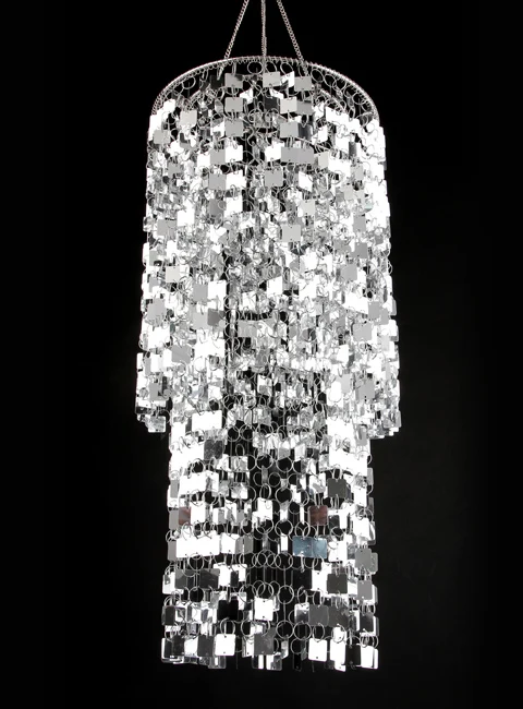 Hot sale  event decor  decoration sequin PVC  chandelier