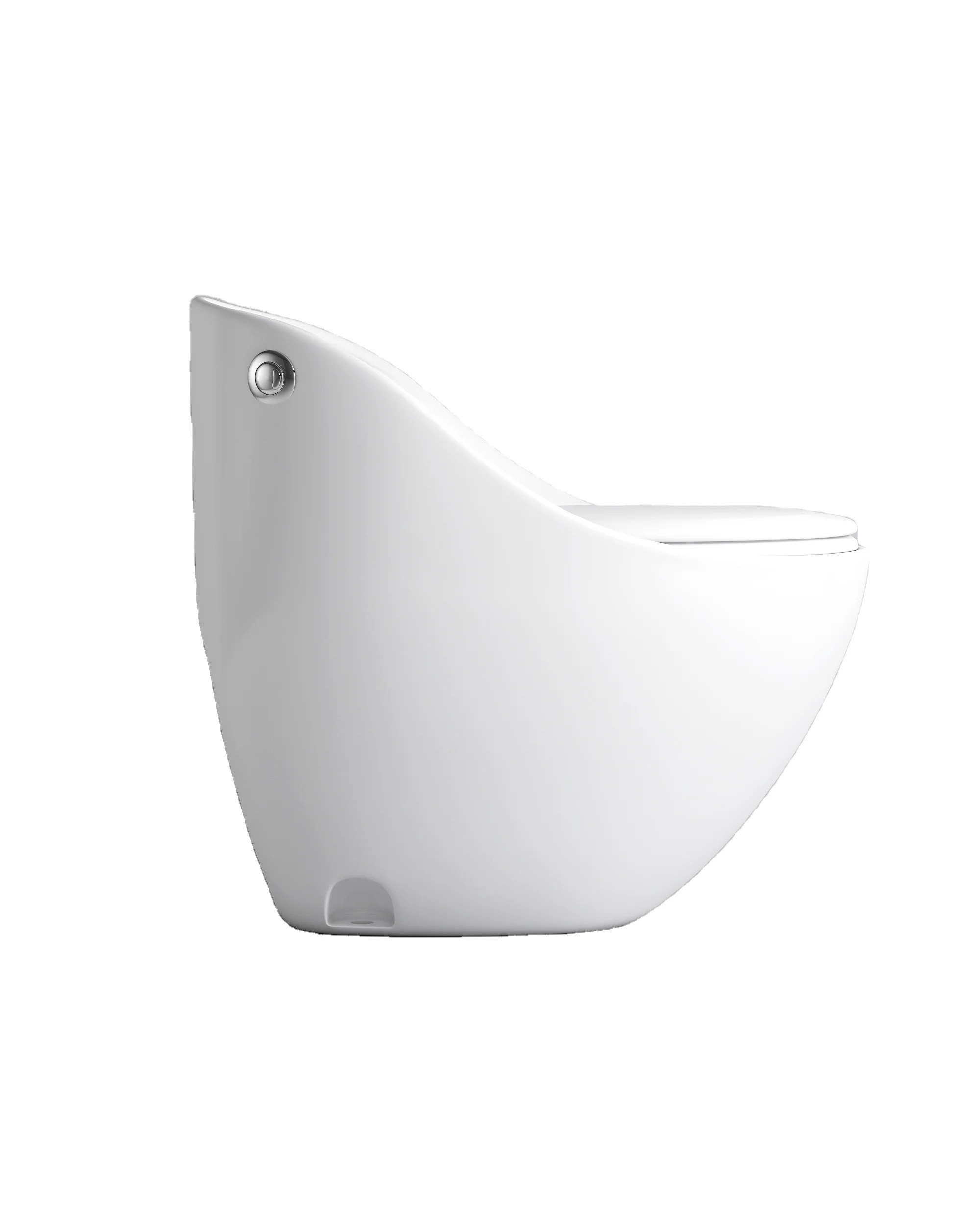 Side-pressing One-part Form Intelligent deodorization quiet slow drop and multi-function intelligent one piece toilet