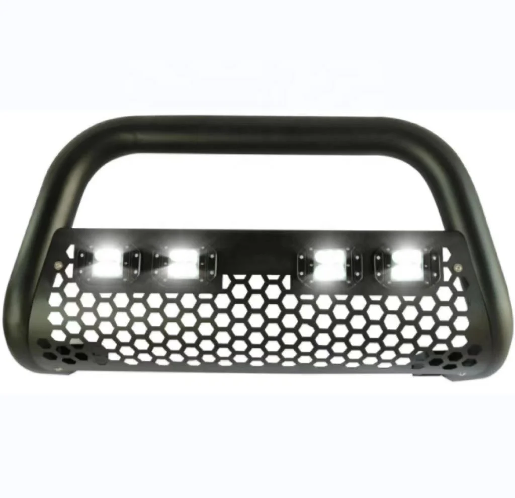 Stainless Steel Black Front Bumper Guard Bull Bar for Hilux Revo Rocco