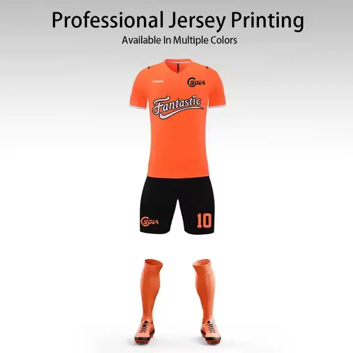 Latest Design Custom Soccer Jersey Kit XS Size Man Sportswear Uniforms Football Training Clothing