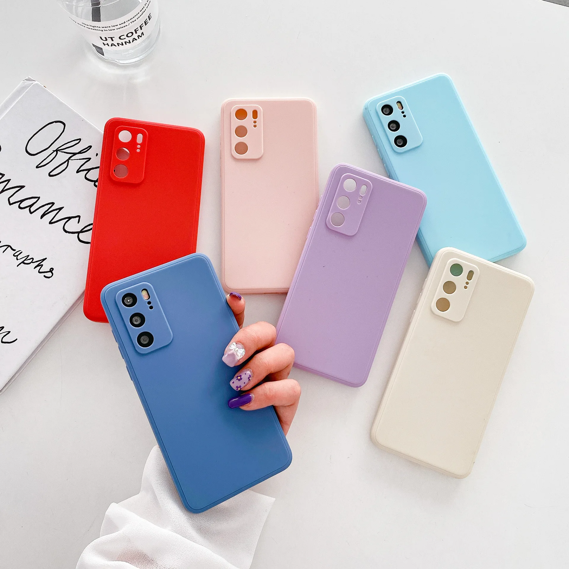 Custom Logo Liquid Silicone Phone Case For Samsung Galaxy S22 S21 Ultra Note 20 Pro A03 A53 A12 A13 A33 A73 A03s Case Cover