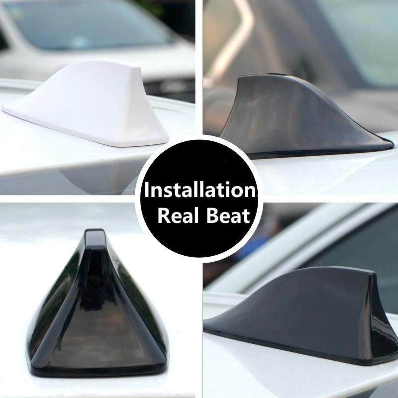 Decorative Top Mounted Base Roof Radio Am/fm Universal Car Shark Fin Antenna
