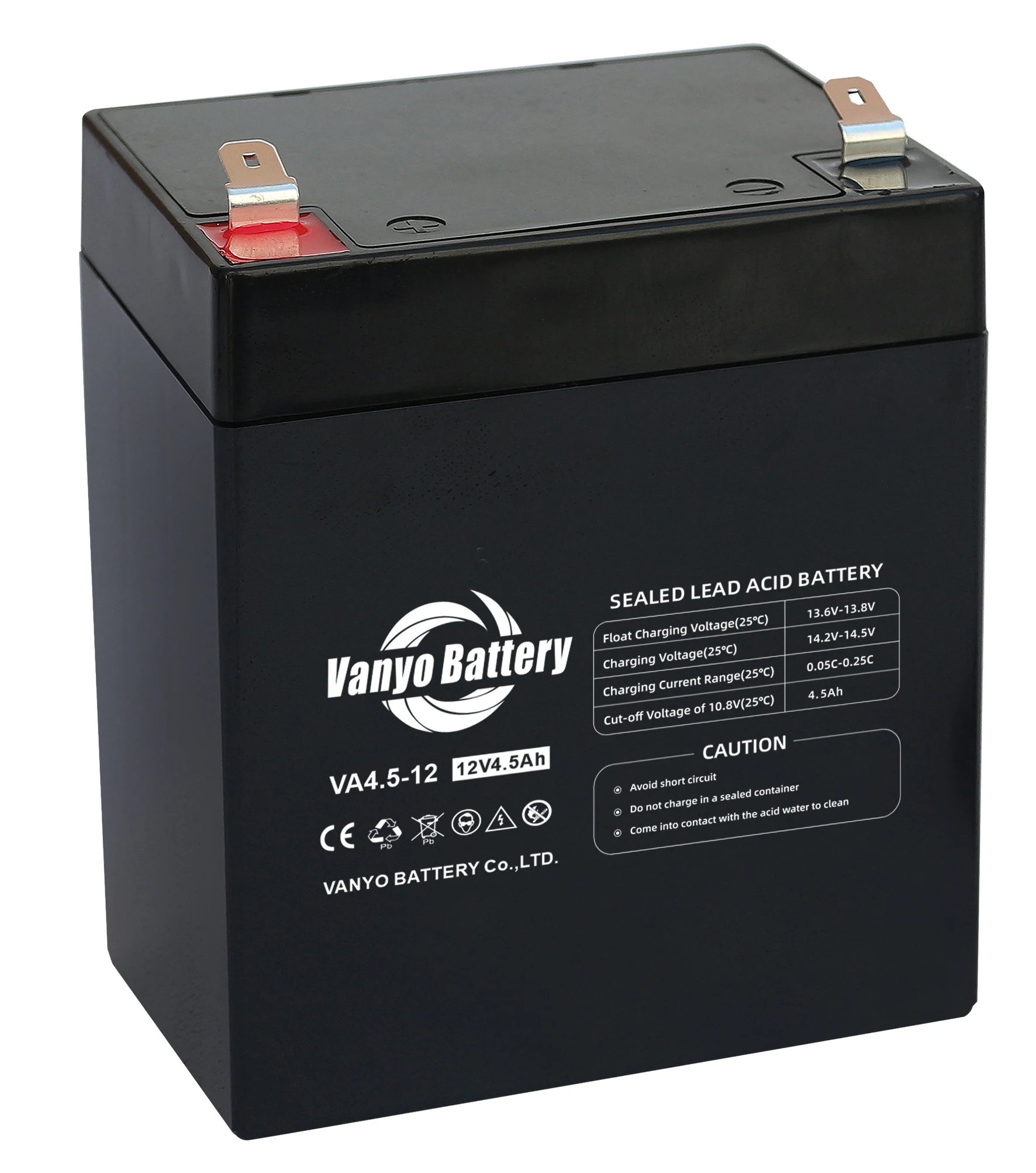 12v 4.5ah rechargeable battery for toy car warranty for 1 year and free OEM service