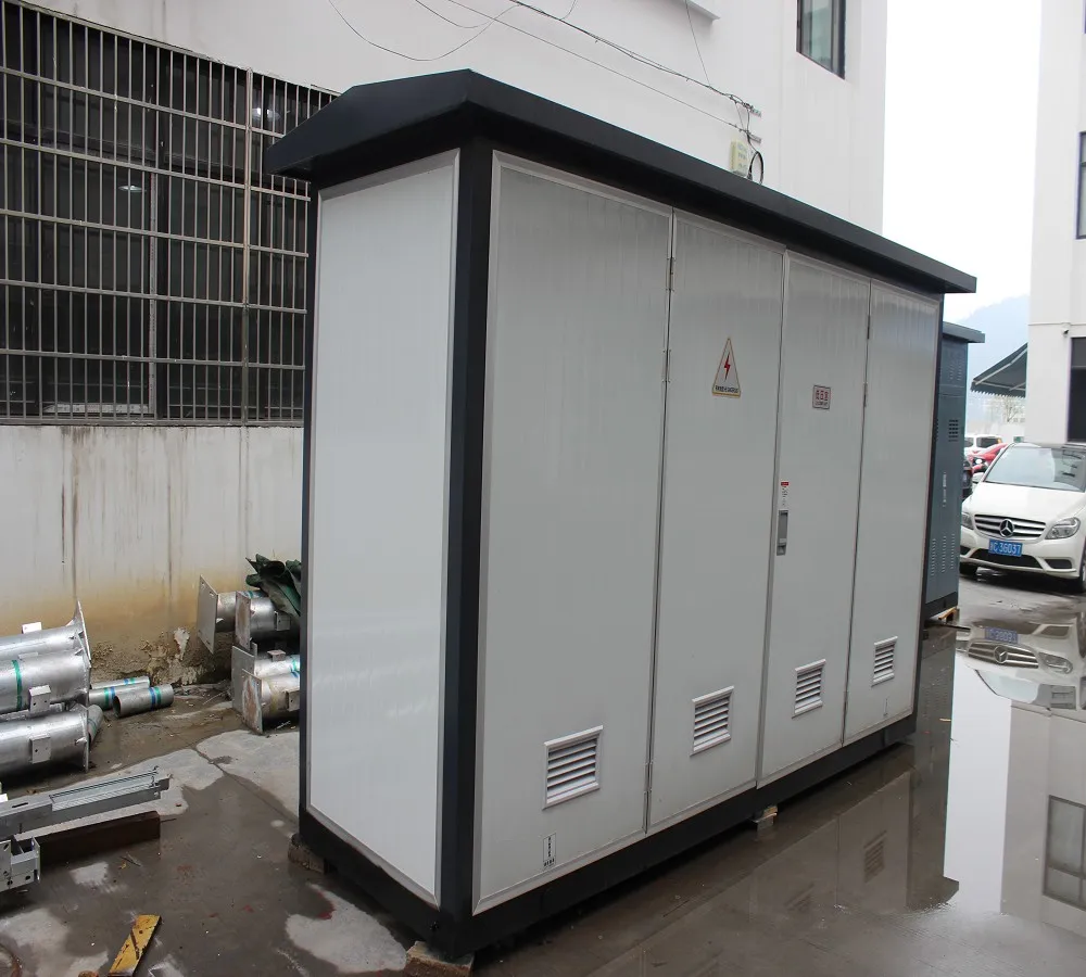 Наружный распределительный шкаф высокого напряжения с главной панелью