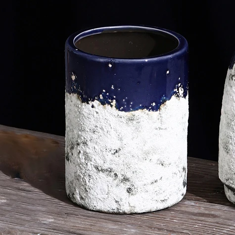 Оптовая продажа, античная керамическая ваза для цветов ручной работы