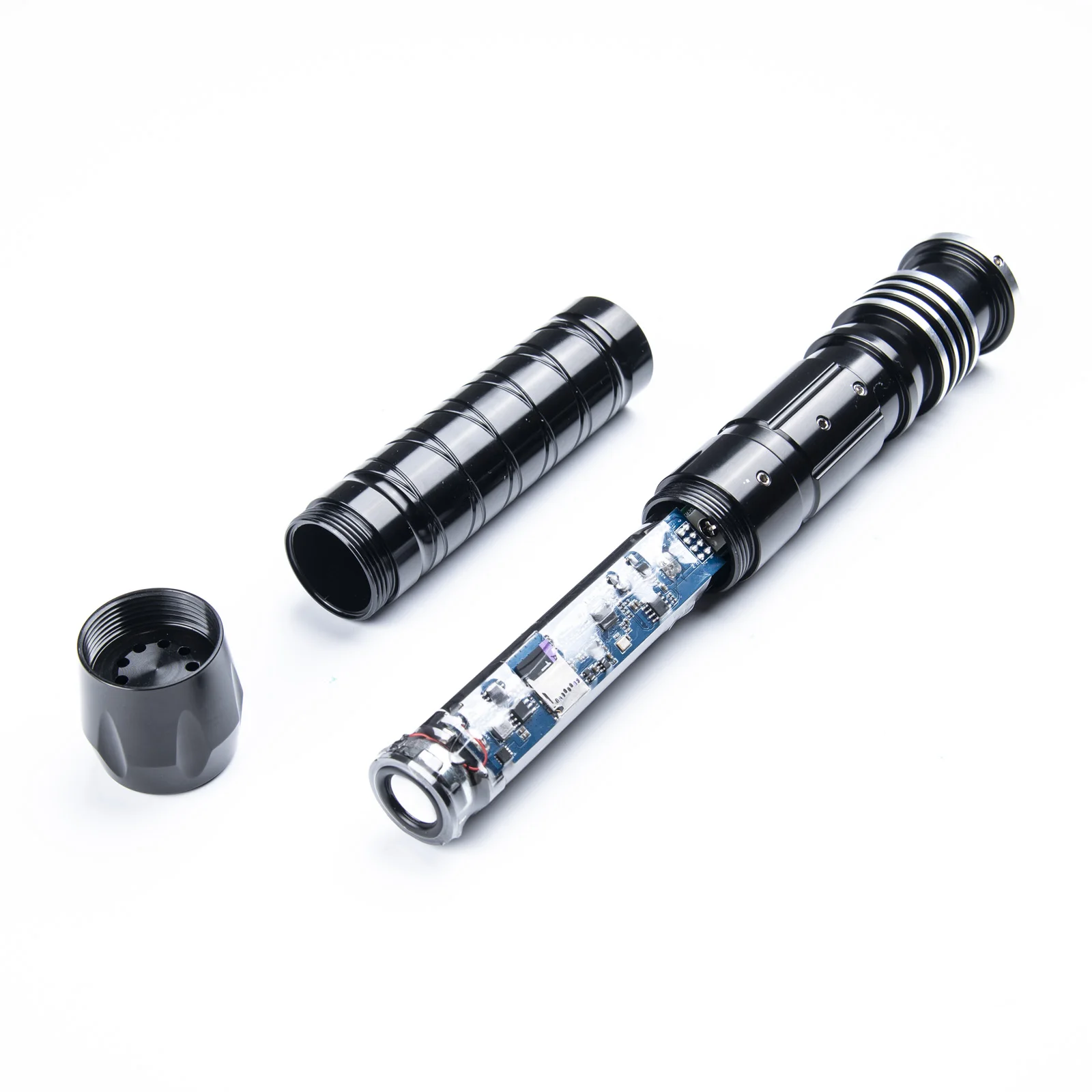 Led Light Colorful Sable De Luz Flashing Lights Soundboard Smooth Swing Crossguard Fx Lightsaber Mace Real