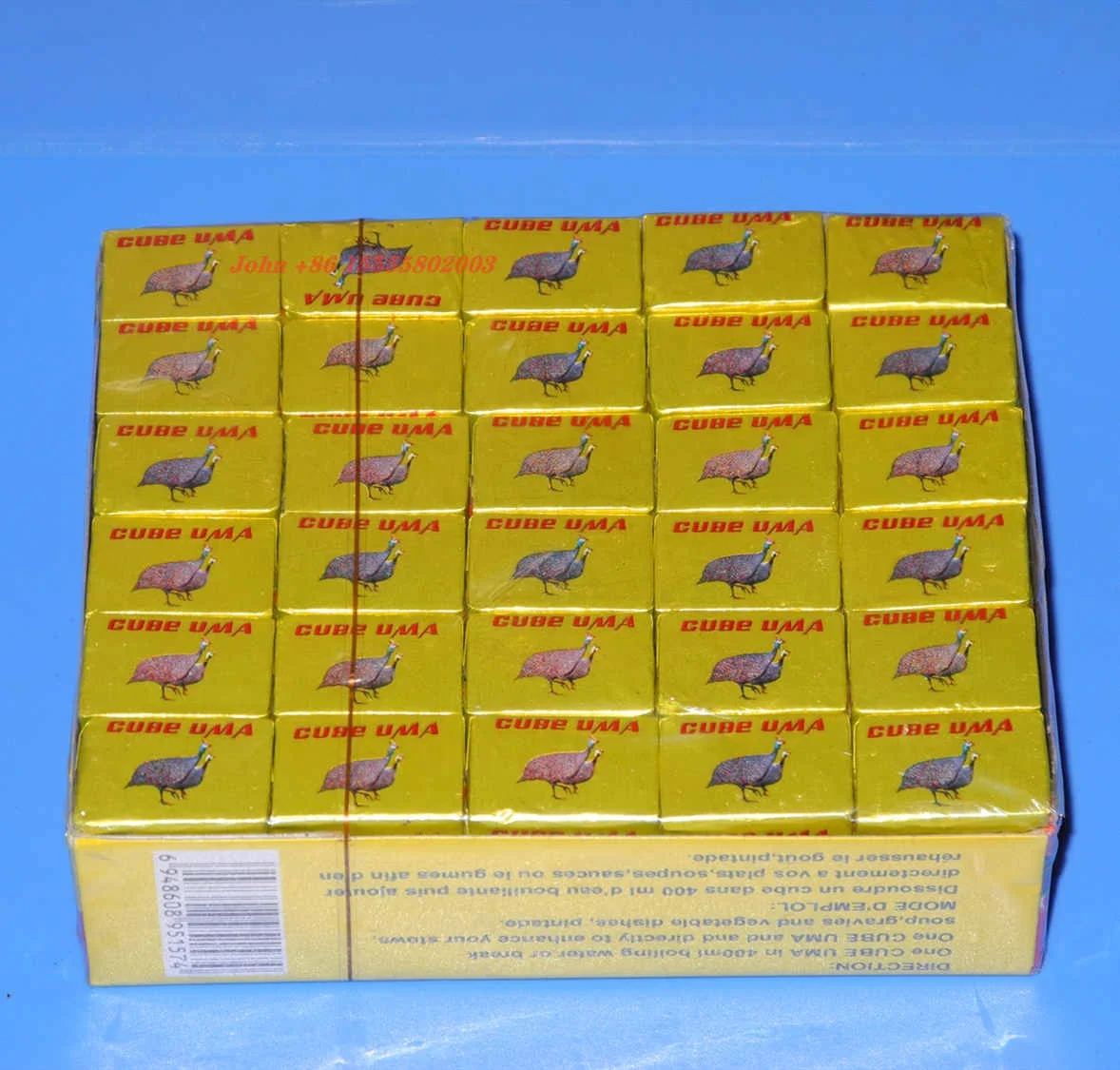 5g*120*24 halal chicken bouillon cube seasoning cube for cooking stock cube