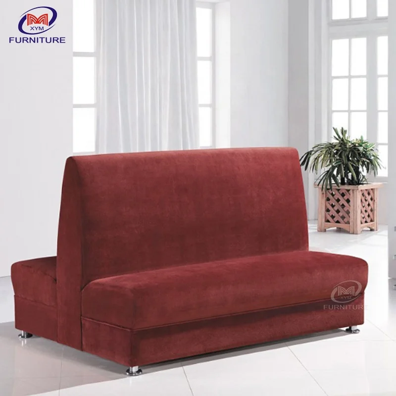 High quality comfortable restaurant leather restaurant curved sofa booth