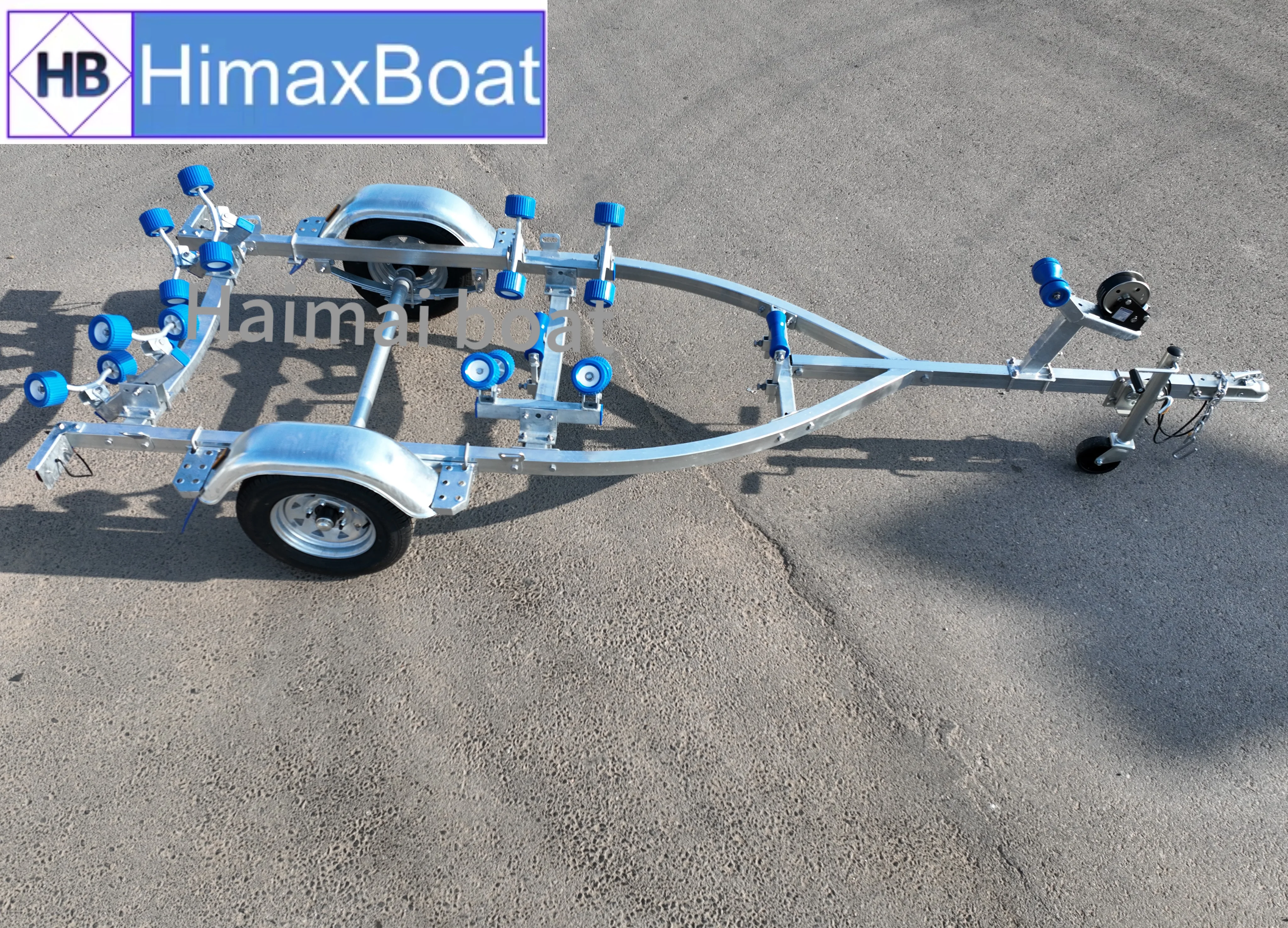 4.2m single axis boat trailer