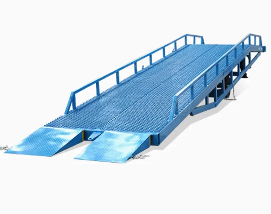 hydraulic loading ramp excavator forklift truck loading dock ramps 4t for container loading