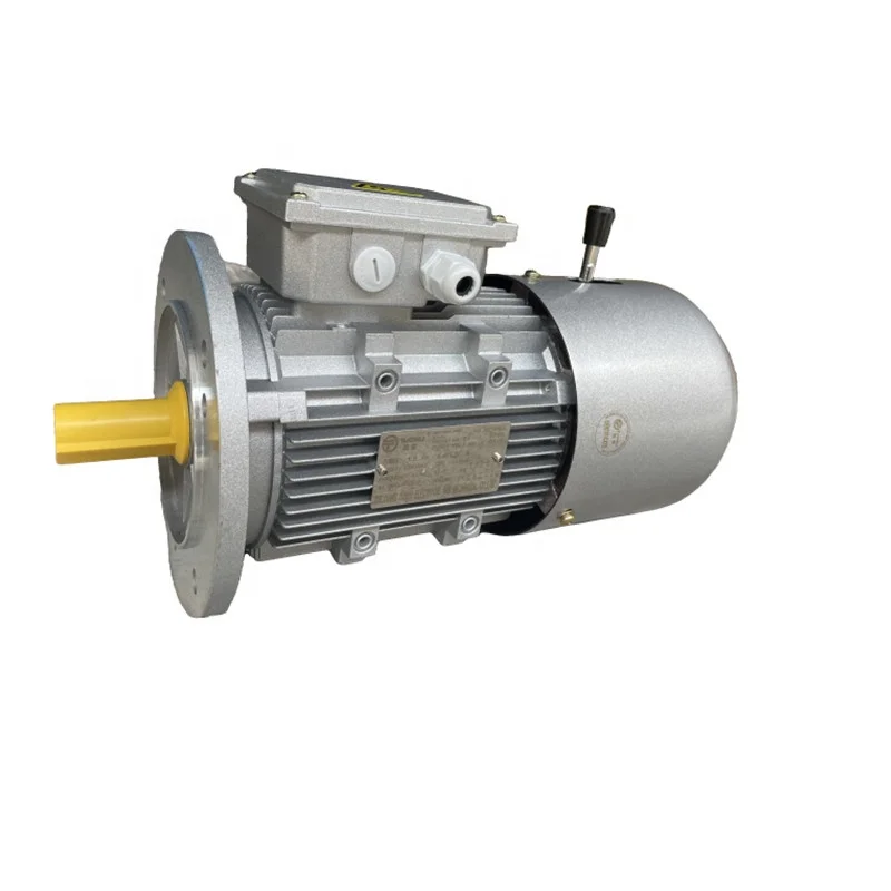 Low Noise Y2EJ AC 1HP Three Phase Aluminium Brake Motor B5 YEJ Electric Motor For Marine Equipment