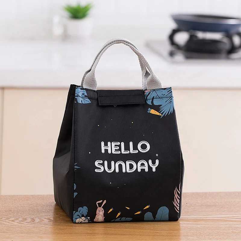 New fashion magic forest insulation thickening outside heat preservation fresh kids thermal picnic lunch bag