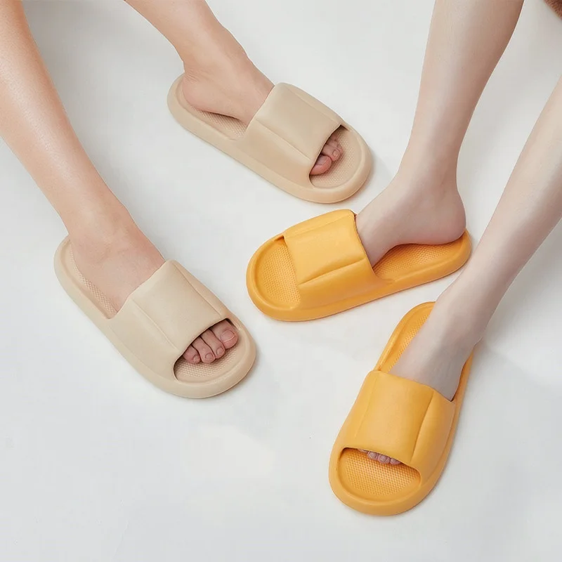 Сандалии UTUNE мужские и женские, летние шлепанцы на платформе, мягкая нескользящая подошва, для дома и ванной комнаты