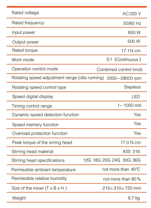 Machine Homogenizer Liquid Mixer Homogenizer Lab Digital Display Type with LED AD500S-H