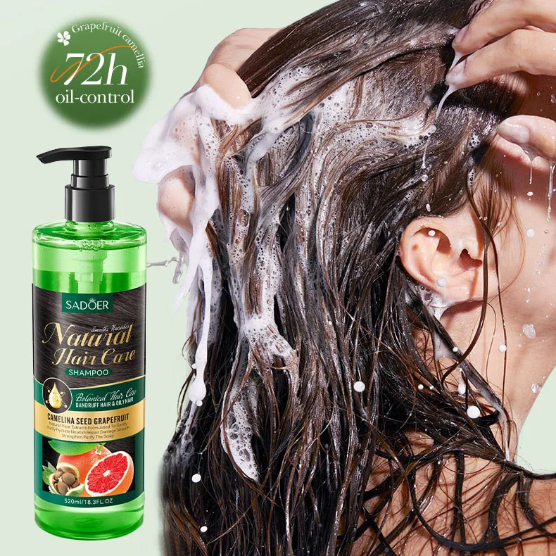 Hair Care 520mL Fruity Perfume Moisturizing Hair Shampoo Oil Control Natural Shampoo