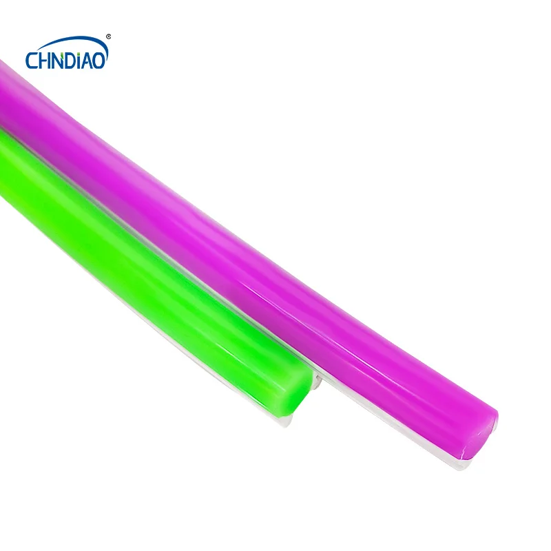 Multicolor diy neon led flex bendable light silicone tube 12v 24v mono color neon strip lights