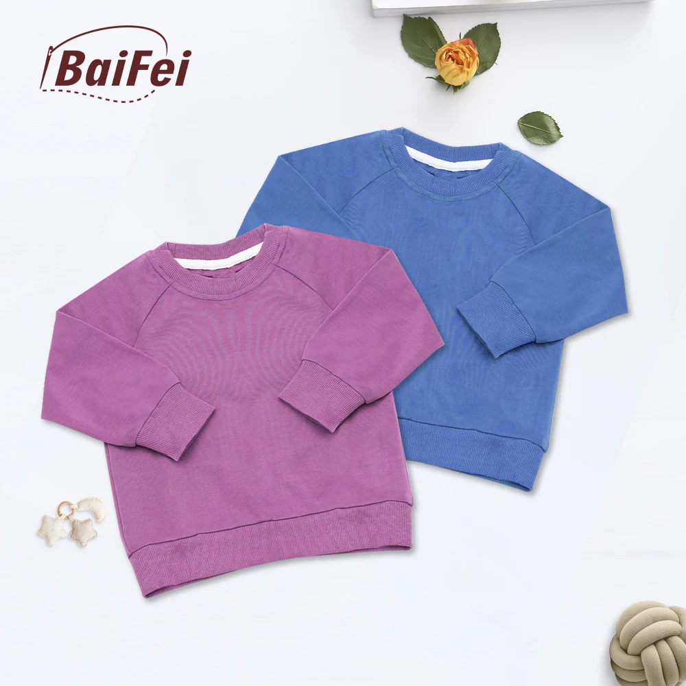 Kids sweatshirt toddler Organic Cotton boys pullover hoodie eco friendly baby tracksuit baby pullover sweatshirt