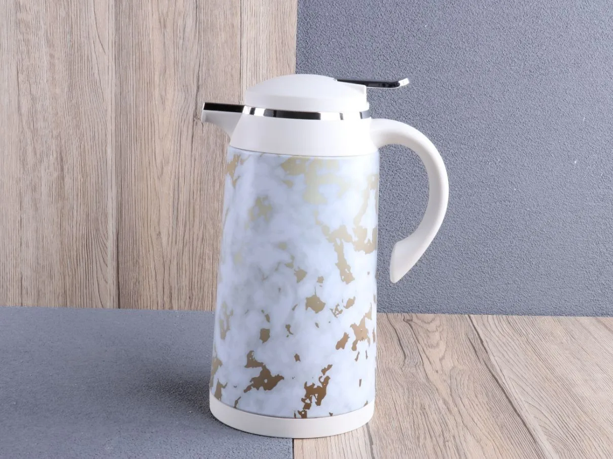 New Arrived Portable Water Bottle Thermos Vacuum Tea Flask  Glass Inner 1000ml Thermos Gift Set