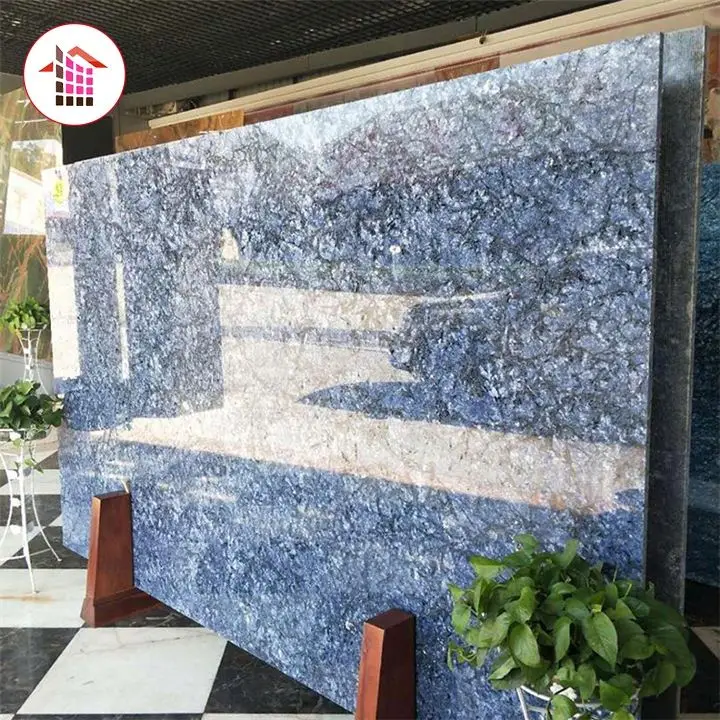 Premium Cheap Price Modern Blue Azul Macauba Granite Stone Tile For Stairs And Kitchen Countertops