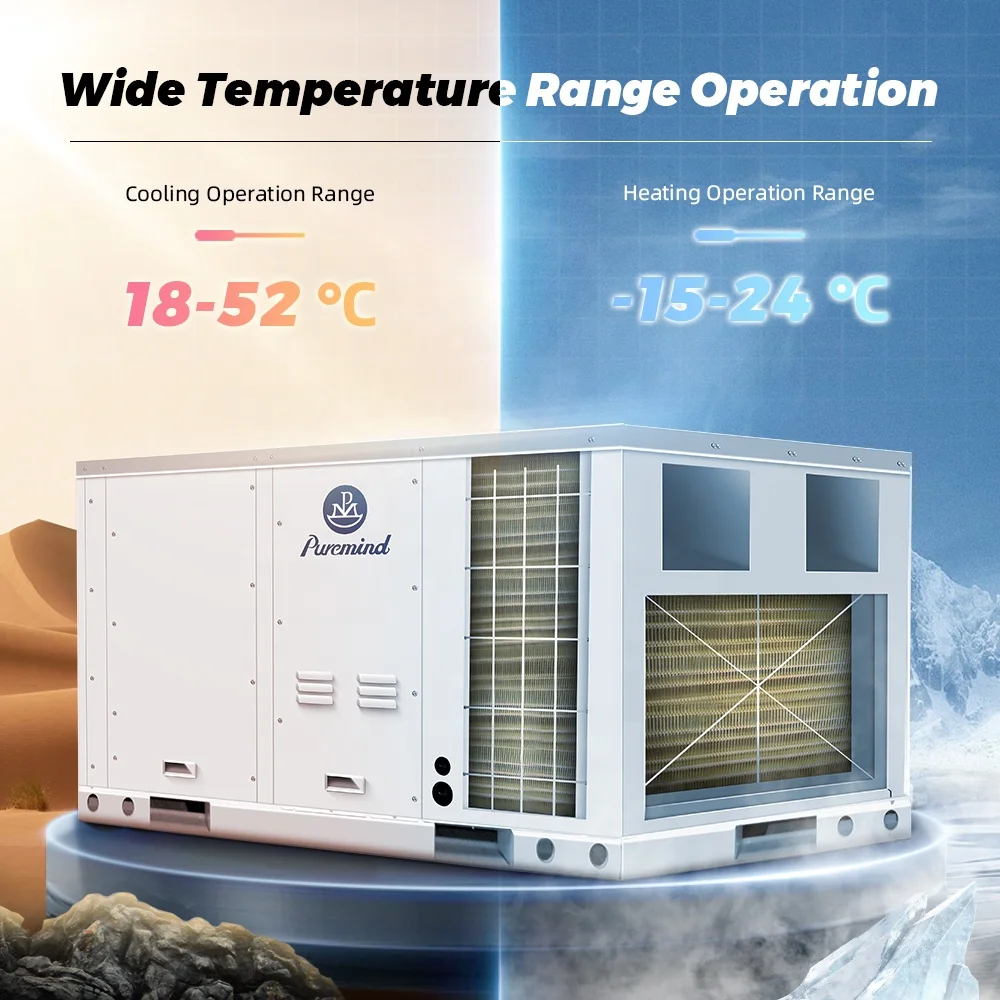 Gree Factories In China Product Air Conditioner Manufacturer 5 10 20 Ton Package Unit ON / OFF Rooftop Air Conditioner