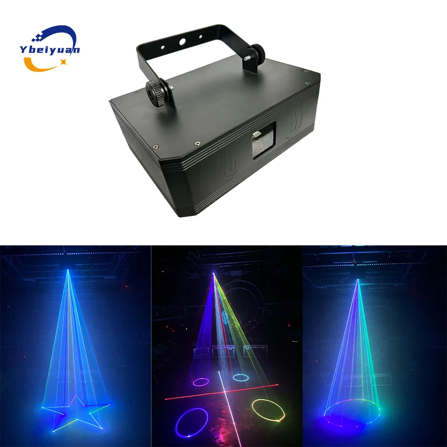 С функцией Bluetooth-приложения 3D RGB Полноцветный анимационный Лазерный свет 1 Вт 2 Вт 3 Вт сценический эффект DJ, диско, бар, вечеринка, свадебный свет