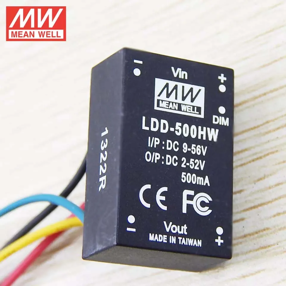 МВт LDD-500HW товара Mean Well! Оригинал/натуральная DC/DC преобразователь низкая стоимость