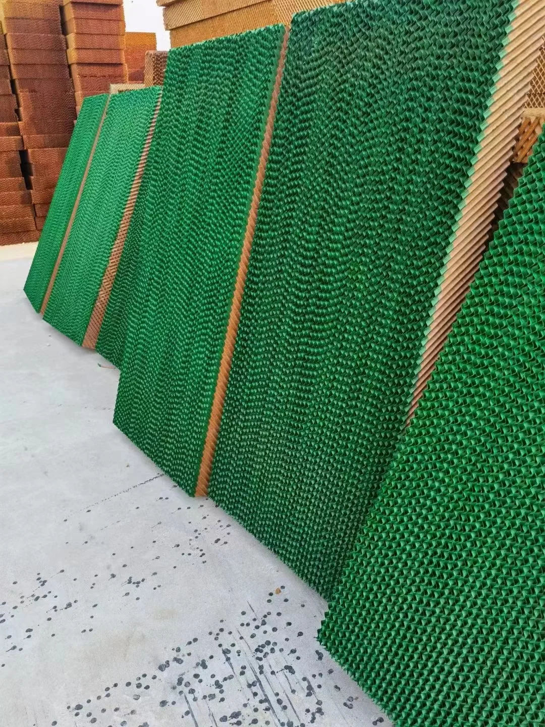 5090 Honeycomb evaporative air cooling pad for greenhouse mushroom farming