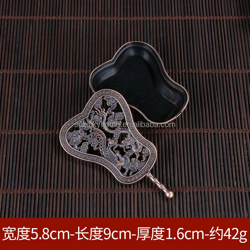 Japanese-style incense burner ornaments aroma stove Boshan crane stove dragon and phoenix pipa fan incense burner holder
