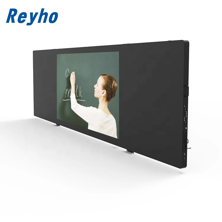 Multi Finger 86 100 inch LED Writing Blackboard IR interactive whiteboard all in one magnetic chalkboard