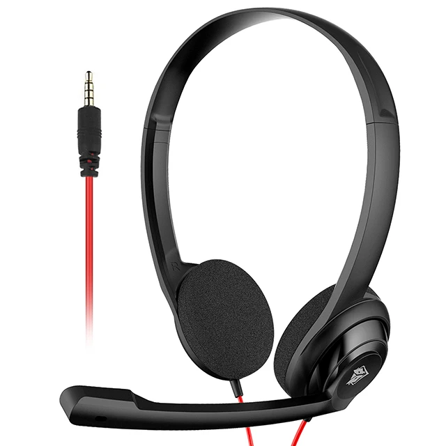 
NUBWO NH02 China 3.5mm Bilateral Black Call Center Noise Cancelling Telephone Headset for Call Center 