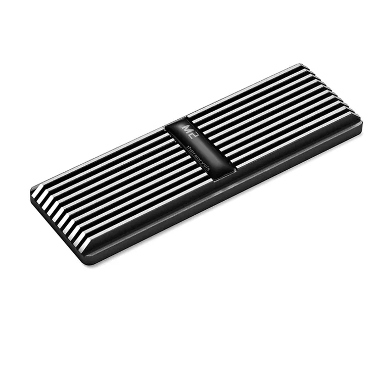 Custom fanless extruded aluminum heatsink 2280 nvme ssd heat sink for gaming computer