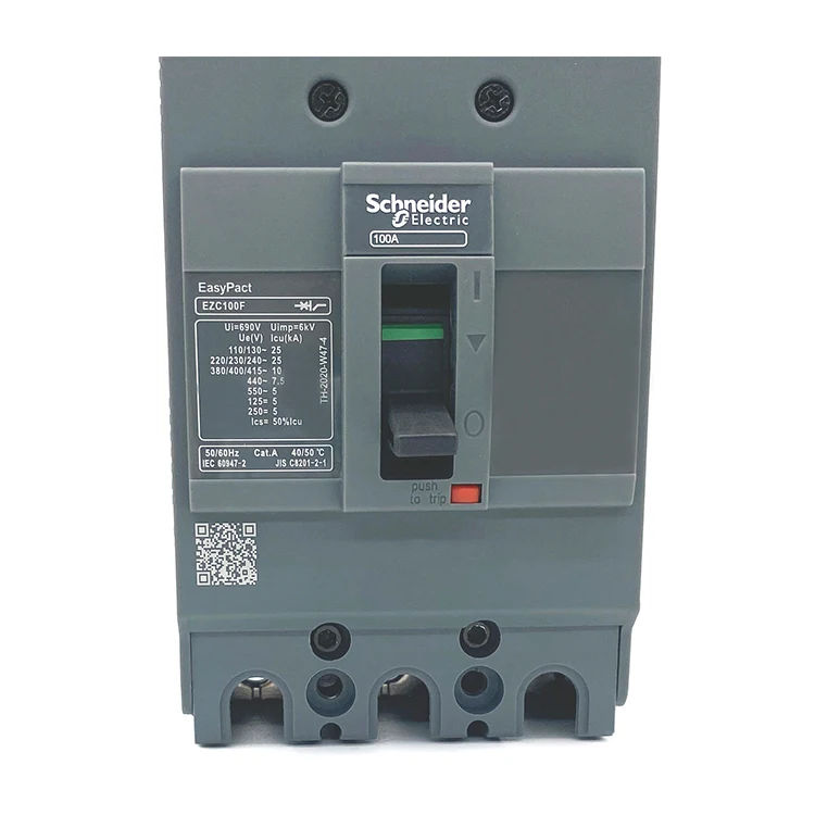 MCCB Yueqing Manufacturer 3P 63A 75A 80A EZC100F Easypact EZC Molded case circuit breaker