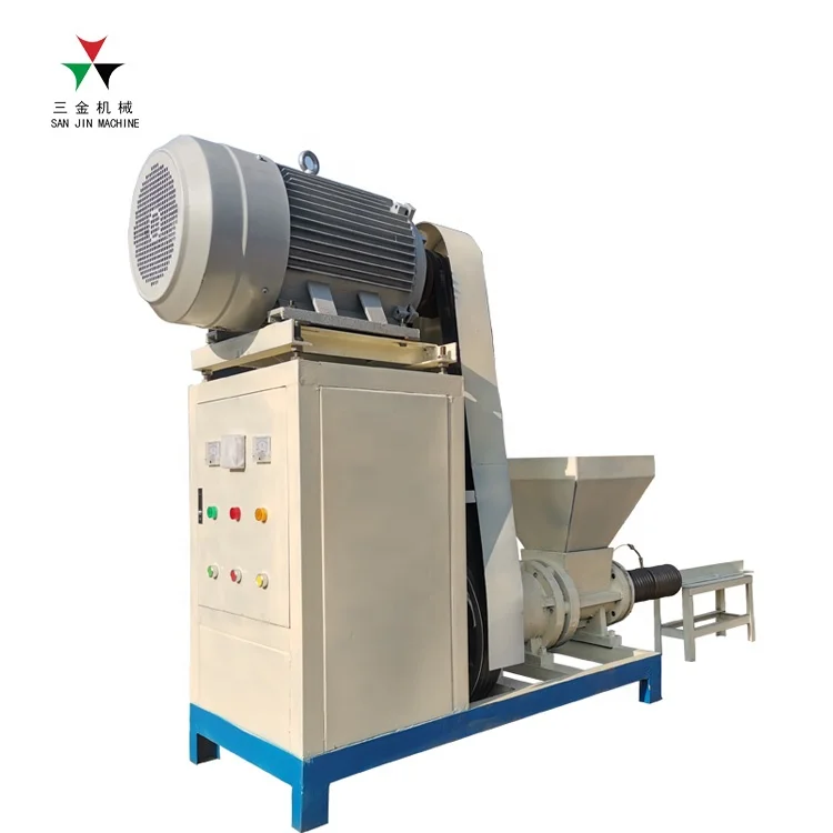 Price plant small coconut activated jute sticks bamboo bbq continuous rice husk sawdust briquette wood charcoal making machine