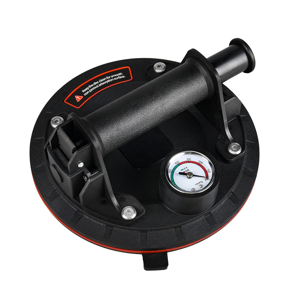 Glass Vacuum Suction Cup Lifter Heavy Duty Hand-held Vacuum Panel Lifter, Powerful Industrial Glass Sucker Carrier with Handle