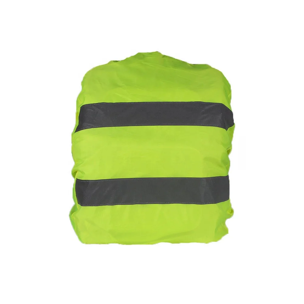 100% водонепроницаемая Полиэстеровая Светоотражающая сумка, дождевик для пеших прогулок, бега, велоспорта, рюкзак с высокой видимостью, чехол со светоотражающей лентой