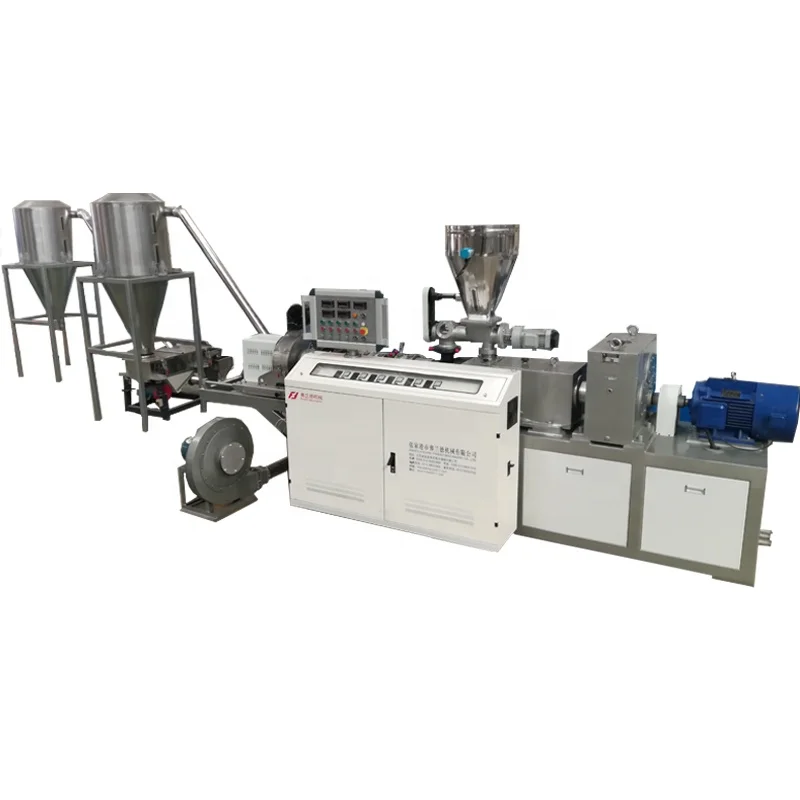 Twin screw PVC granulator extruder machine