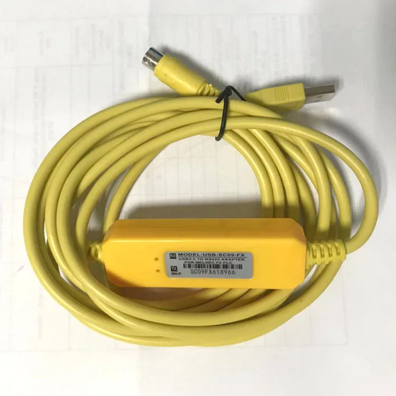  USB-SC09-FX USB к RS422 интерфейс для загрузки PLC Кабель программирования кабель Mitsubishi