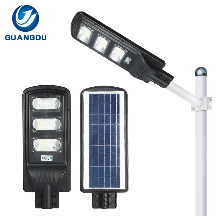 Competitive Price Smart Sensor Smd Solar Panel 50watt 100watt 150watt 200watt 300watt All In One Solar Outdoor Led Street Lights