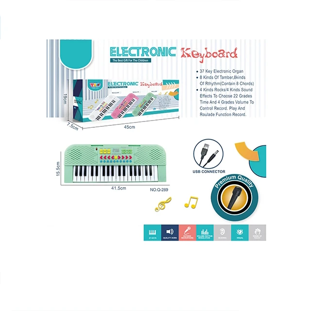 32 Key Electric Keyboard With Mic Kids Educational Game