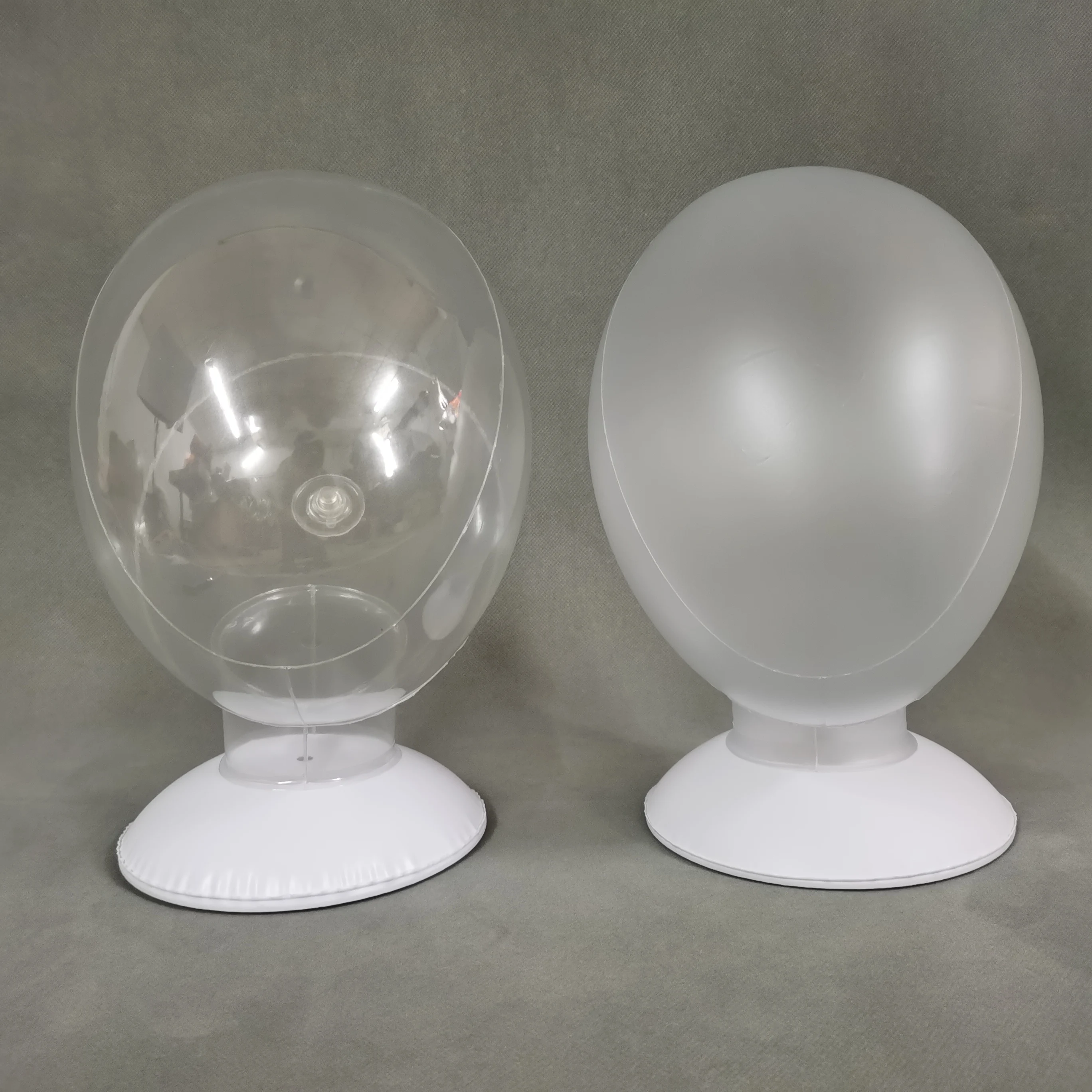 High quality Cheap Hat Wig Stand Male Female Woman Man Black Mannequin Head PVC Inflatable Mannequin Head For Wig Display