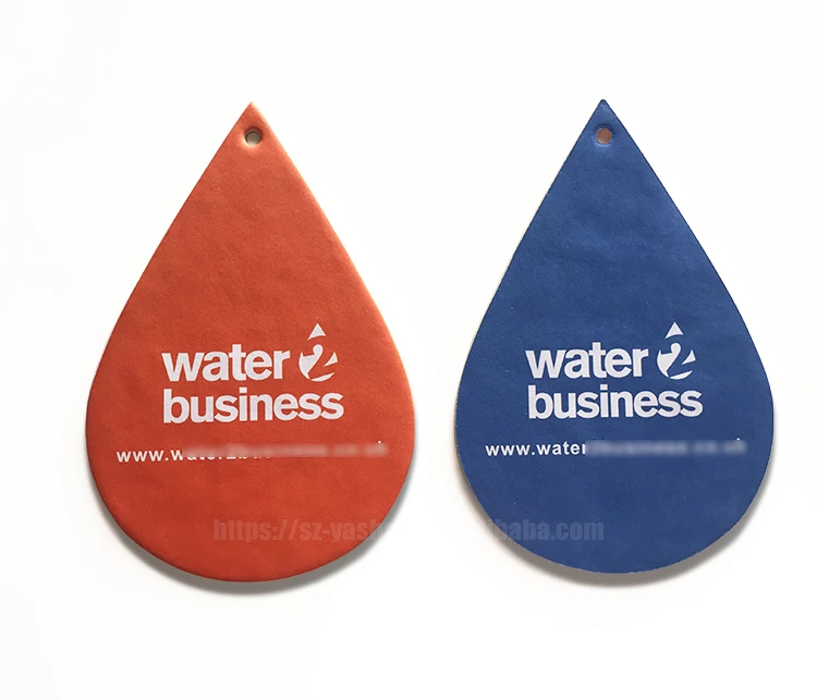 Full color paper air freshener Lavender Scents car freshener