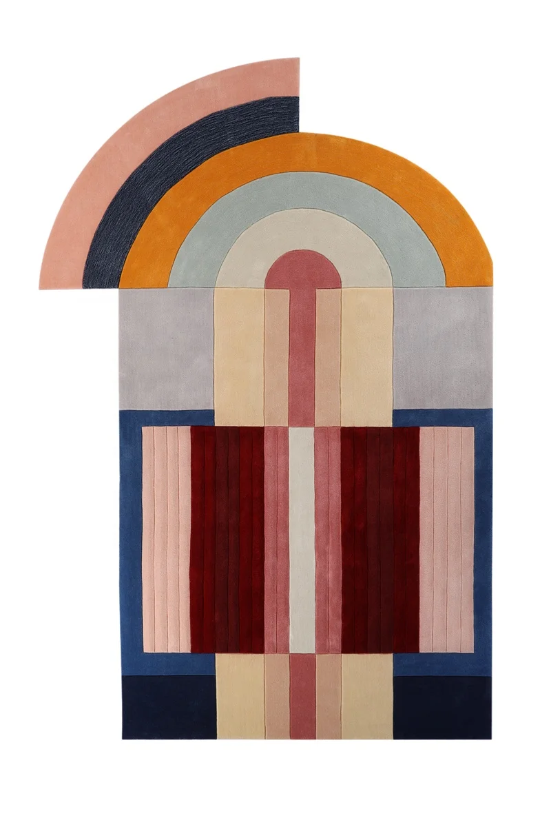 Novelty Tapis Masion Nordic Geometric Rug Custom Shape Handtufted Home Carpet