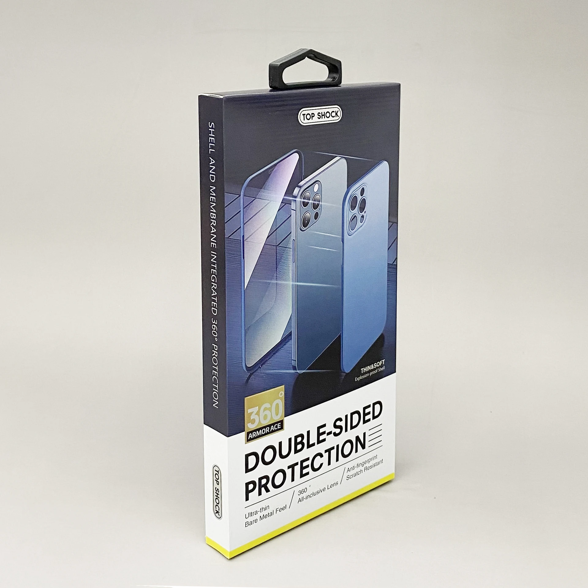 Phone Glass Film Box Packaging Retail Package Phone Screen Protector Tempered Glass Film Paper Packaging Boxes
