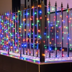 Outdoor Decorative LED Light 8 Modes Twinkle Fairy Lighting for Xmas Tree Yard Patio  Christmas Green String Lights