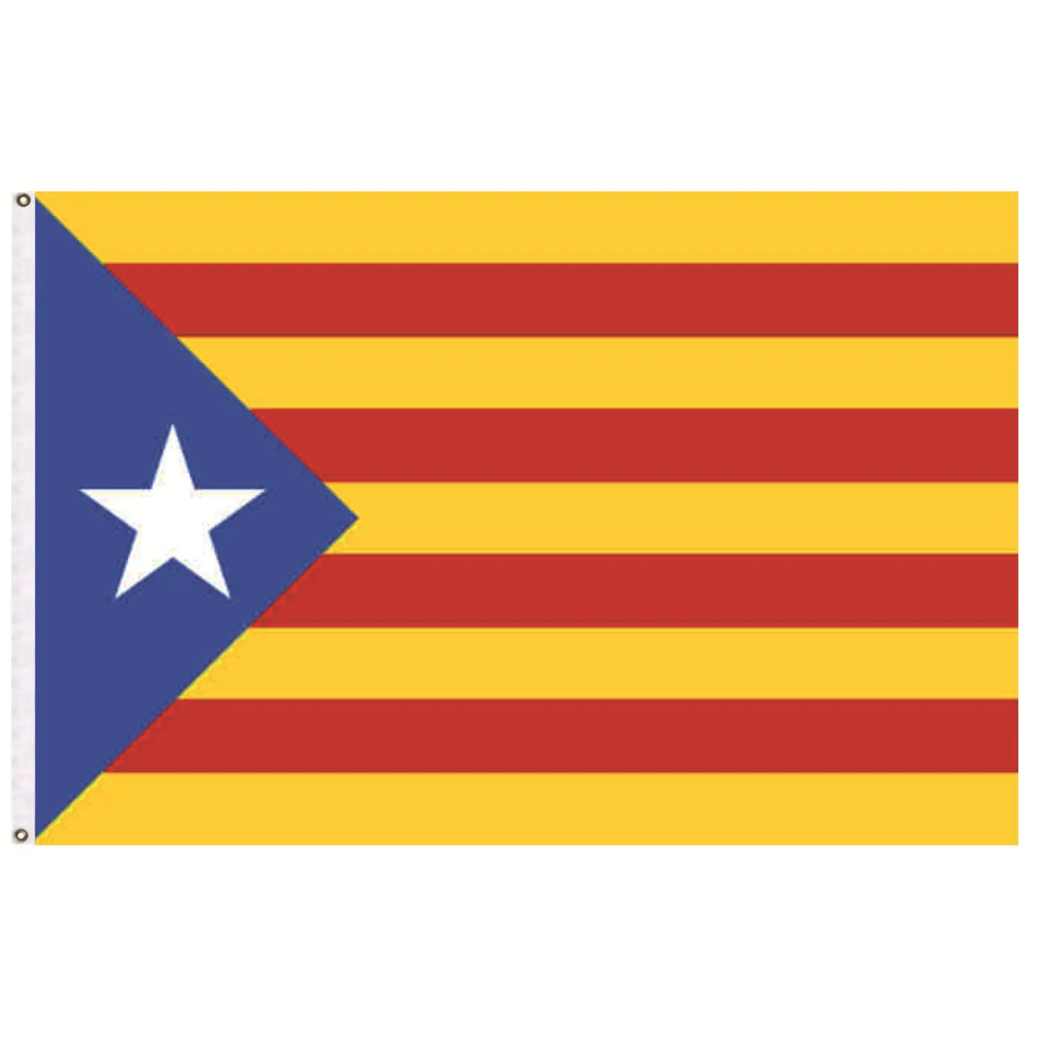Factory wholesale 90*150cm Spanish flag Custom LOGO parade campaign flag Catalonia region flag