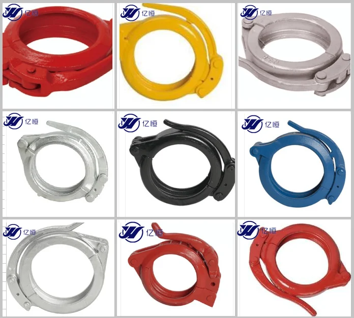 5.5' Concrete Hose Clamp Coupling SK148mm with rubber gasket for KCP Parts