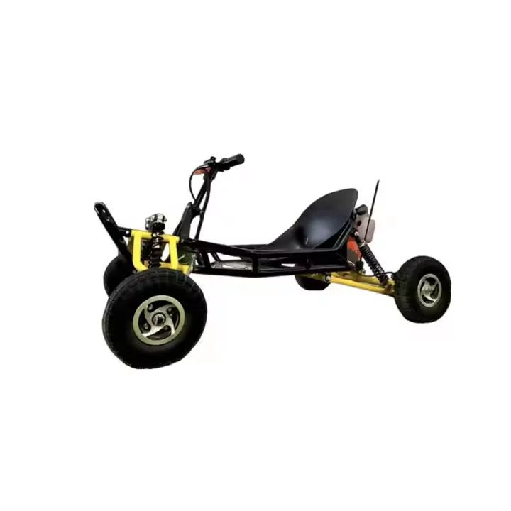 Outdoor Drift 63cc Arm Shock Suspension Sand Cross Through Kart 2 Stroke Go Kart With Gasoline Engine Pull Start Buggy Type