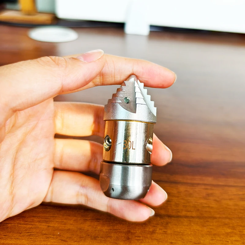 LC Best stainless steel rotary nozzles for pipe cleaning and dredging drain spray nozzles for sewer pipe cleaning