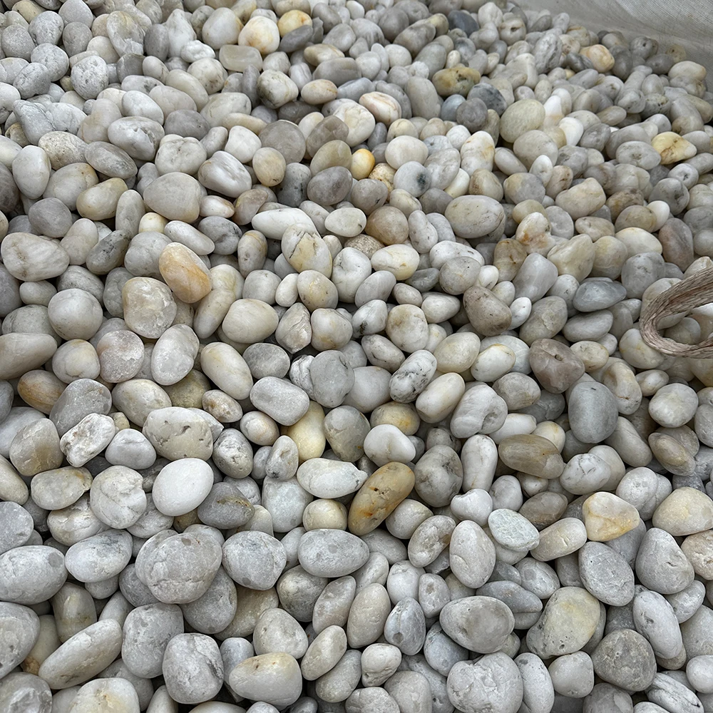 Garden Decoration white Stone River Cobbles Landscape Pebbles