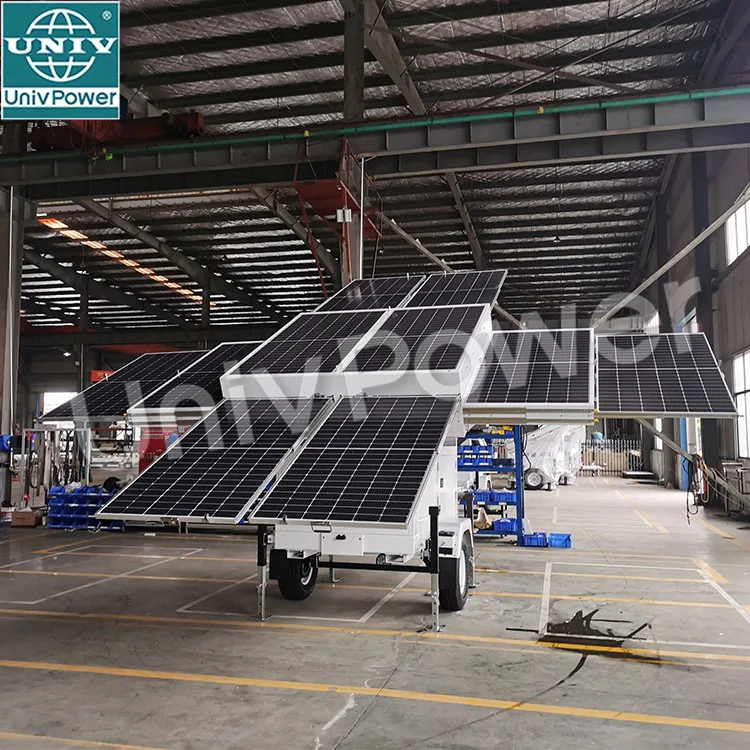 Генератор солнечной энергии 5000 Вт, трейлер с солнечной энергией, 10 солнечных панелей